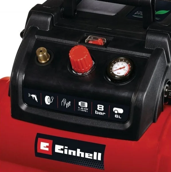 Einhell tc-ac 190/6/8 of set compressore 1200 w silenziato 4020650 - dettaglio 3