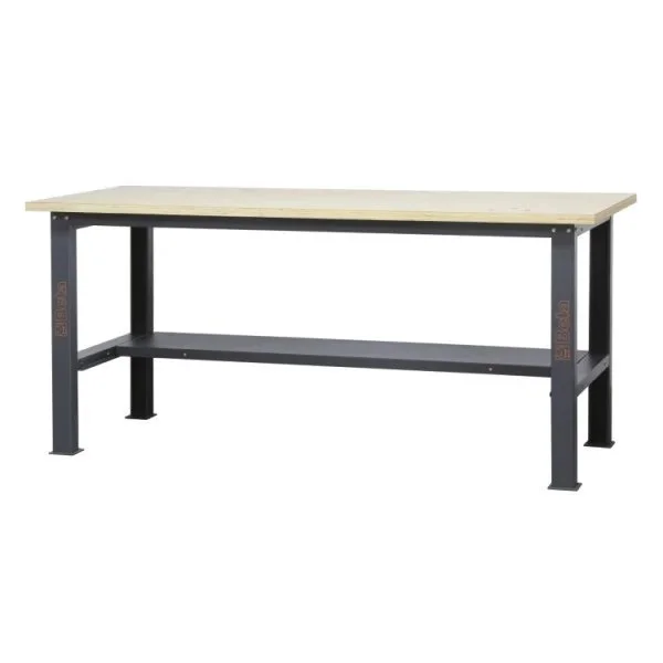 Beta c58bc-w2,1 banco da lavoro con piano in legno 2,1 m - dettaglio 1