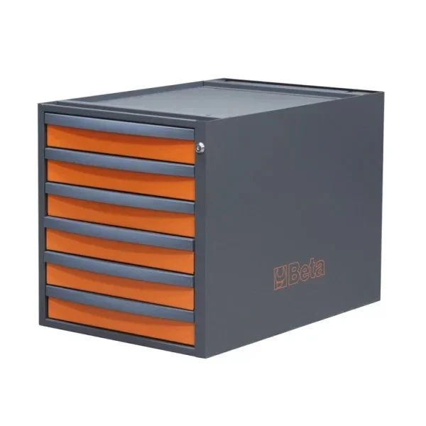 Beta c58csh/o 6c cassettiera per banchi componibili c58bc con 6 cassetti - dettaglio 1
