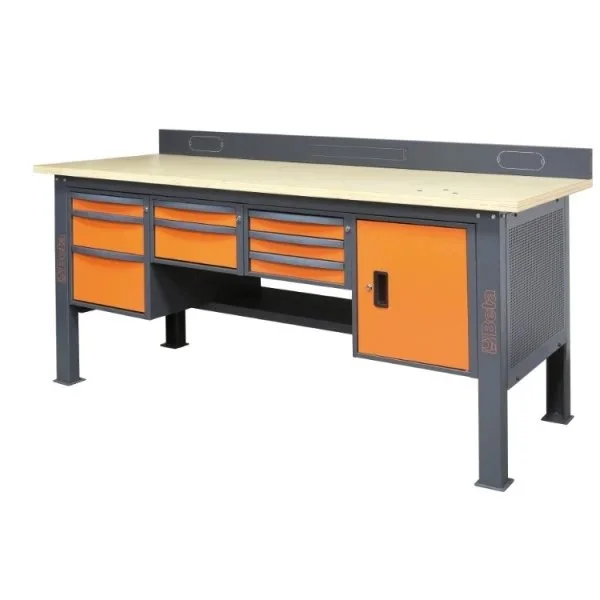 Beta c58bac 2,1 bordo anticaduta 2,1 m per banchi componibili c58bc - dettaglio 2