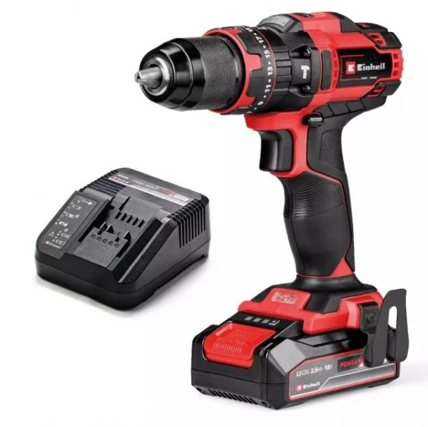 Einhell te-cd 18/44 li-i (1x2.5ah) trapano avvitatore pxc a percussione a batteria 18 v 4514287 - dettaglio 1
