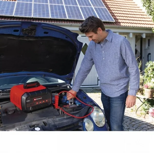 Einhell cc-bc 30 m caricabatterie mantenitore di carica 12 v/24 v con avviatore 1002275 - dettaglio 2