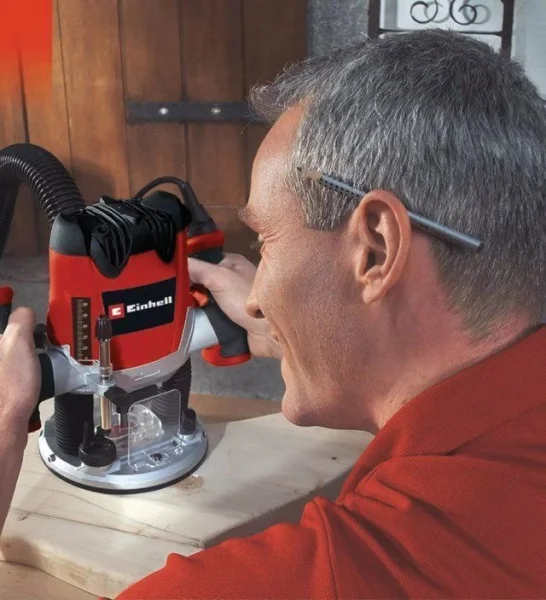 Einhell te-ro 1255 e fresatrice verticale 1200 w - dettaglio 3
