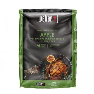 Weber 3401055 pellet 100% di legno di melo 8 kg - dettaglio 1