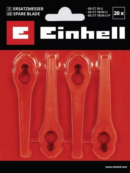 Einhell 3405730 coltelli in plastica per tagliabordi a batteria 20 pz. - dettaglio 2
