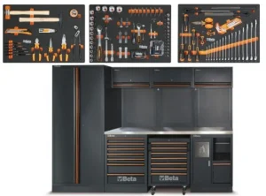 Beta C45PRO X/196UT Combinazione arredo officina con assortimento 196 Pz. - 045001987