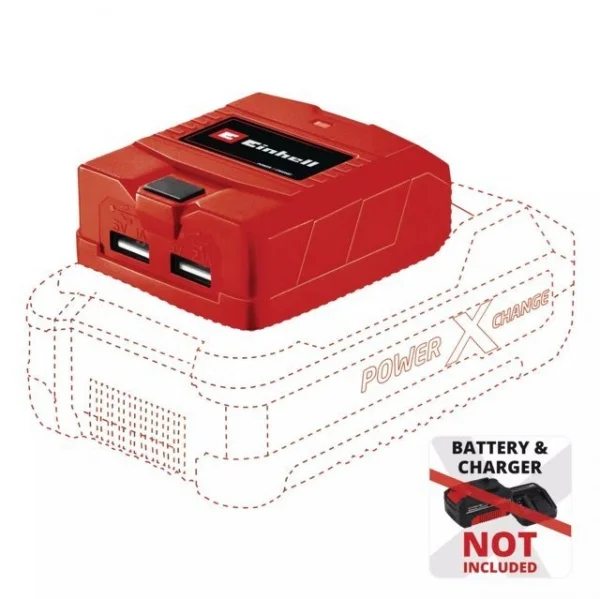 Einhell te-cp 18 li usb - solo adattatore usb pxc 18 v senza batterie 4514120 - dettaglio 1