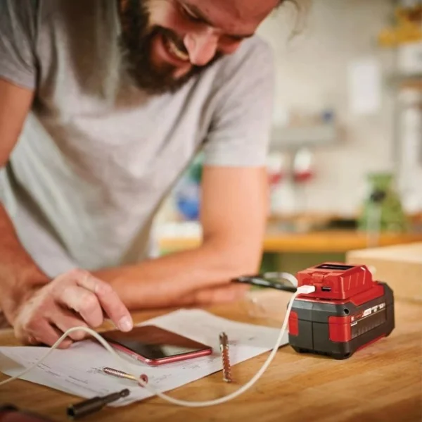 Einhell te-cp 18 li usb - solo adattatore usb pxc 18 v senza batterie 4514120 - dettaglio 2