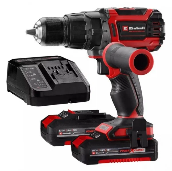 Einhell tp-cd 18/70 li-i bl (2x2,0ah) trapano avvitatore pxc brushless a percussione 18 v a batteria 4514316 - dettaglio 9