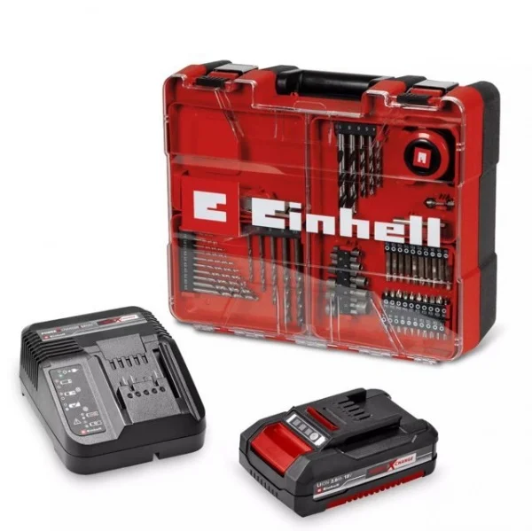 Einhell te-cd 18/40 li-i +64 (1x2,0ah) trapano avvitatore pxc a percussione 18 v a batteria 4514325 - dettaglio 2