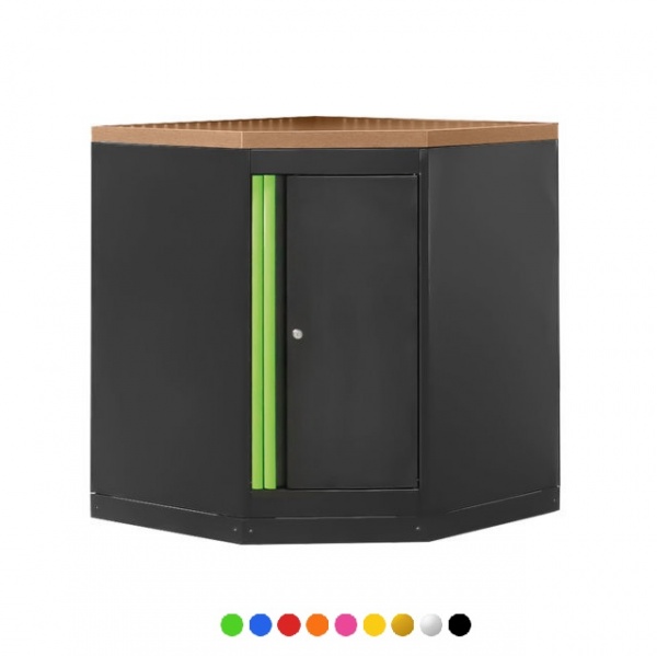 JBM 16492 Armadio angolare con pannello in MDF
