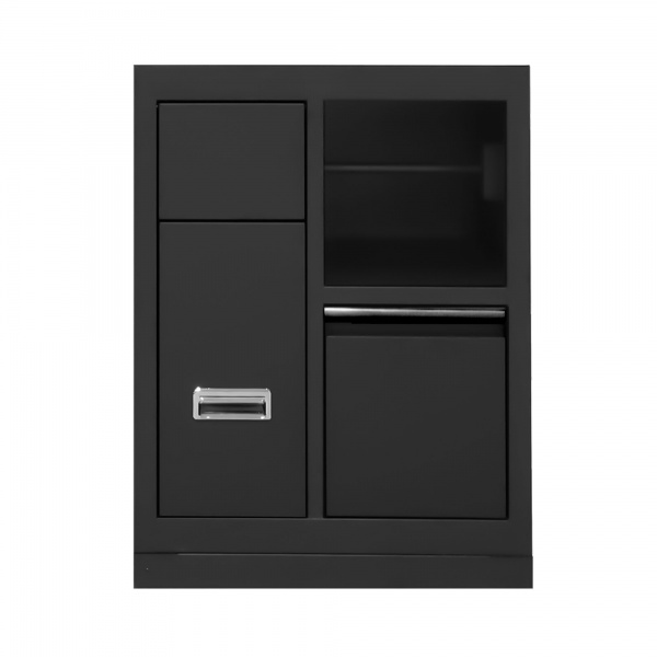 JBM 16493 Mobile 3 cassetti con supporto bobina di carta per officina - 16493