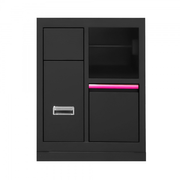 JBM 16493 Mobile 3 cassetti con supporto bobina di carta per officina - 16493