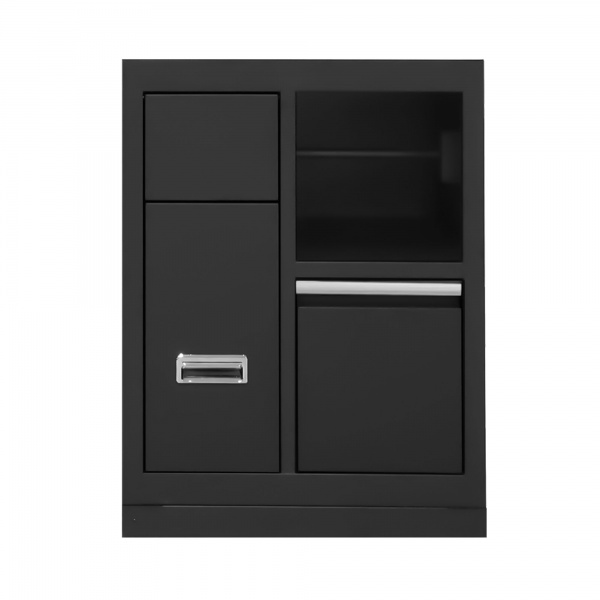 JBM 16493 Mobile 3 cassetti con supporto bobina di carta per officina - 16493