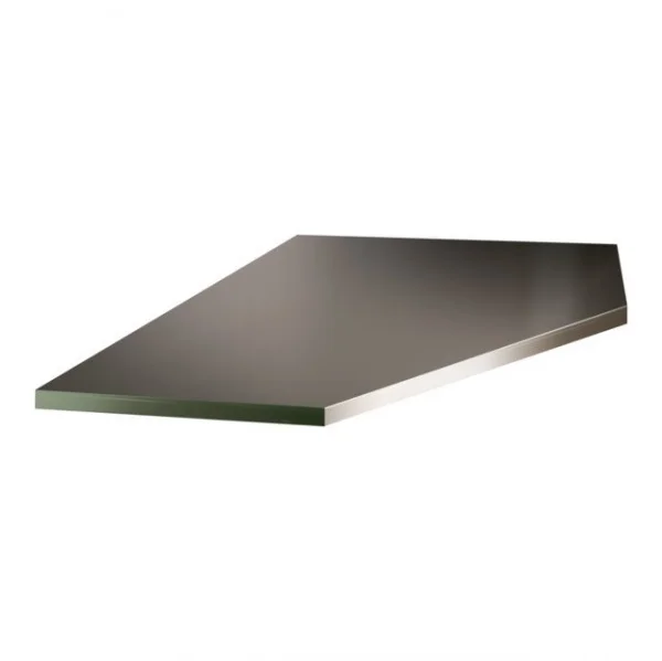 Jbm 16836 piano da lavoro angolare in acciaio inox per officina - dettaglio 1