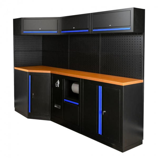 JBM SERIE518 Composizione arredo officina angolare