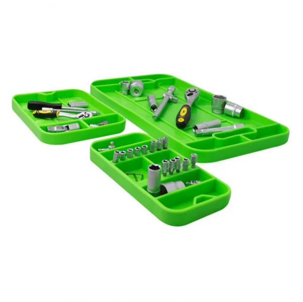 Jbm 53903 set di 3 vassoi portautensili flessibili - dettaglio 2