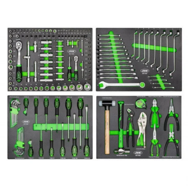 Jbm 54389 cassettiera verde a 7 cassetti - dettaglio 4