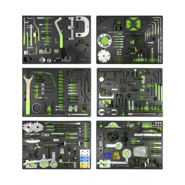 Jbm 54502 cassettiera grigia 7 cassetti speciale kit di messa in fase - dettaglio 2