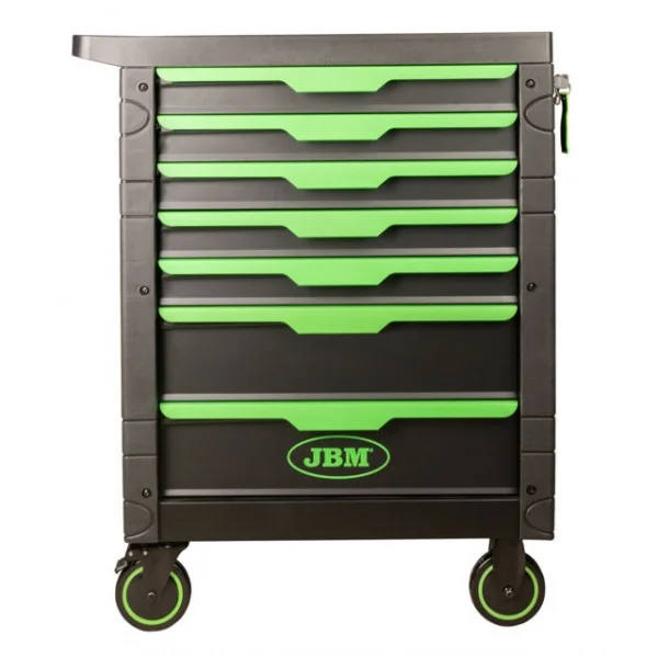 Jbm 54503 cassettiera a 7 cassetti verde senza utensili - dettaglio 1