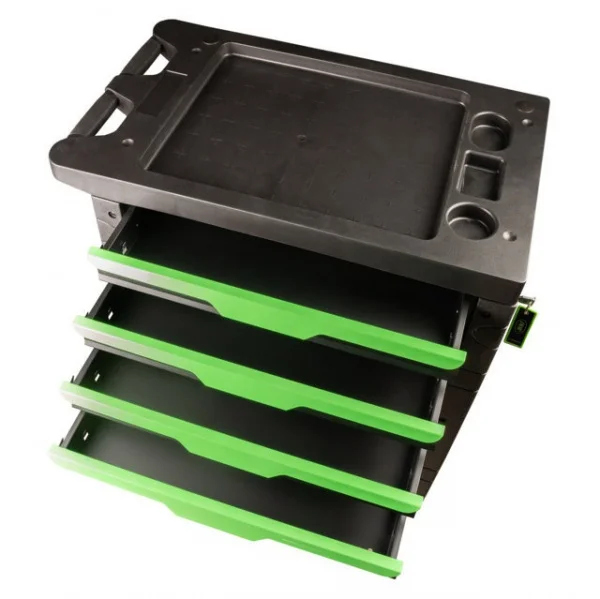 Jbm 54503 cassettiera a 7 cassetti verde senza utensili - dettaglio 3