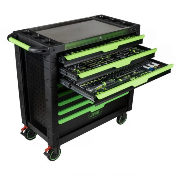 Jbm 54688 cassettiera attrezzi xl a 8 cassetti con 468 pz. - dettaglio 2