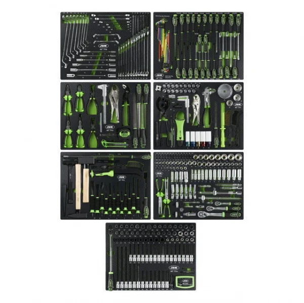Jbm 54718 cassettiera attrezzi a 8 cassetti con 289 pz. - dettaglio 2
