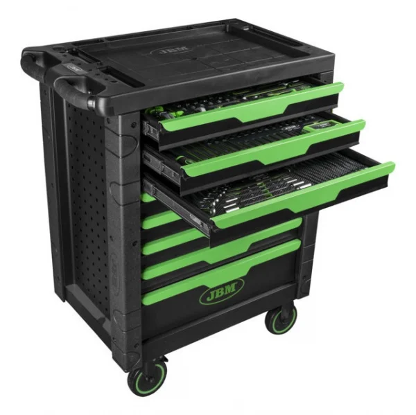 Jbm 54718 cassettiera attrezzi a 8 cassetti con 289 pz. - dettaglio 3