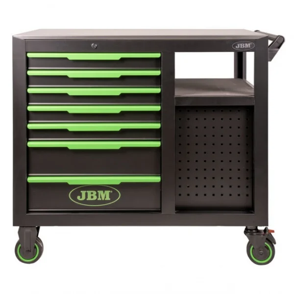 Jbm 54747 cassettiera portautensili 7 cassetti frontali 4 laterali con utensili - dettaglio 2