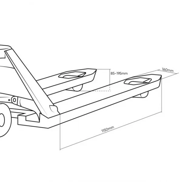 Jbm 53880 transpalllet manuale 2500 kg - dettaglio 7