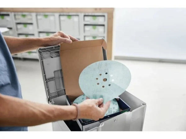 Festool sys-stf d225 gr net-set kit dischi abrasivi granat net 225 mm in systainer 100 pz. 578719 - dettaglio 4