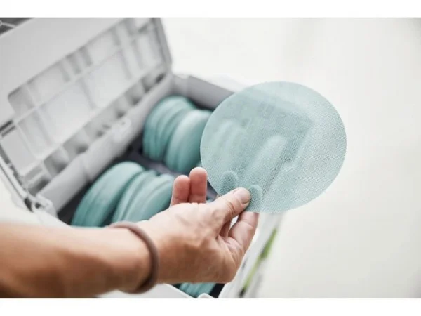 Festool sys-stf d150 gr net-set kit dischi abrasivi granat net 150 mm in systainer 102 pz. 578718 - dettaglio 2