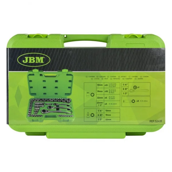 Jbm 52418 valigetta portautensili con assortimento 39 pz. - dettaglio 5