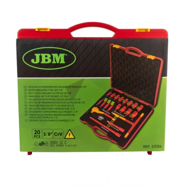 Jbm 53154 valigetta portautensili con assortimento 20 pz. - dettaglio 5