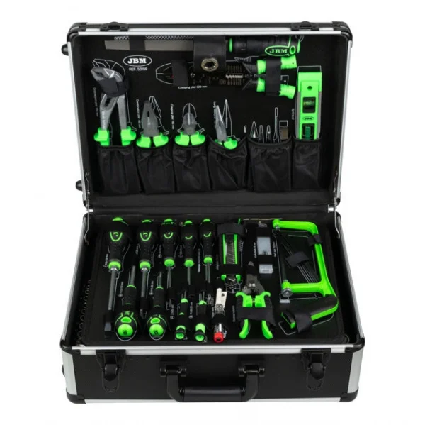 Jbm 53159 valigetta portautensili con assortimento 159 pz. - dettaglio 1