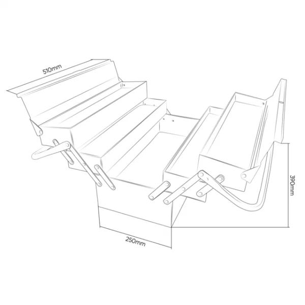 Jbm 53565 cassetta con assortimento 63 pz. - dettaglio 6