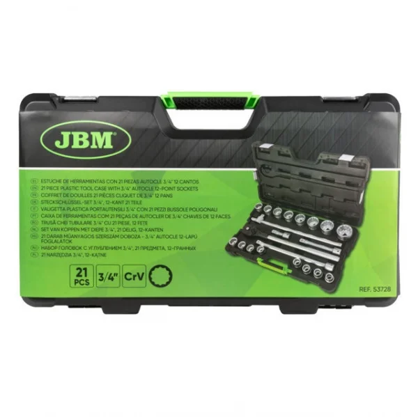 Jbm 53728 valigetta portautensili con assortimento 21 pz. - dettaglio 5