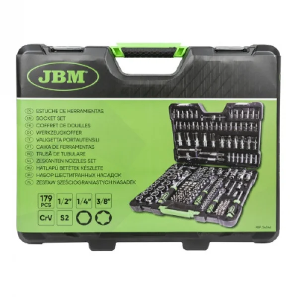 Jbm 54046 valigetta portautensili con assortimento 179 pz. - dettaglio 5