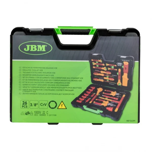 Jbm 54091 valigetta portautensili con utensili isolati 26 pz. - dettaglio 5