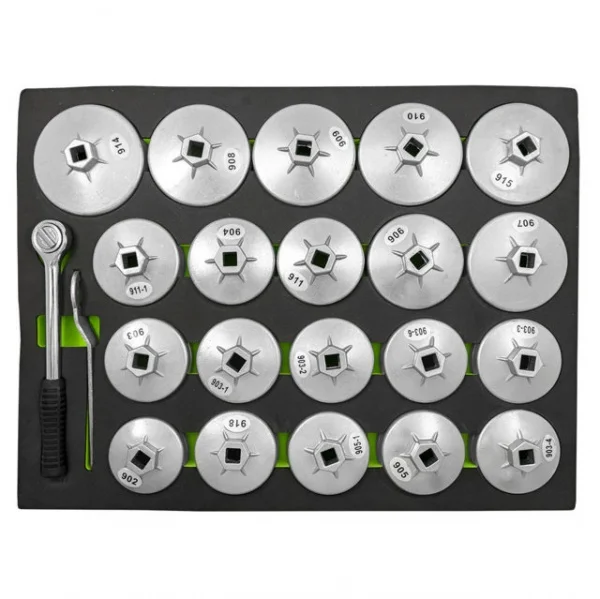 Jbm 14141 termoformato morbido con utensili per veicoli 22 pz. - dettaglio 1