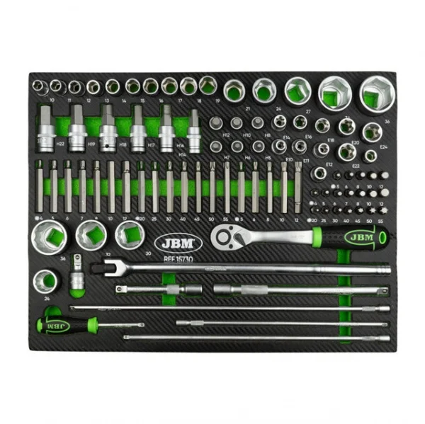 Jbm 15730 termoformato morbido con utensili 89 pz. - dettaglio 1