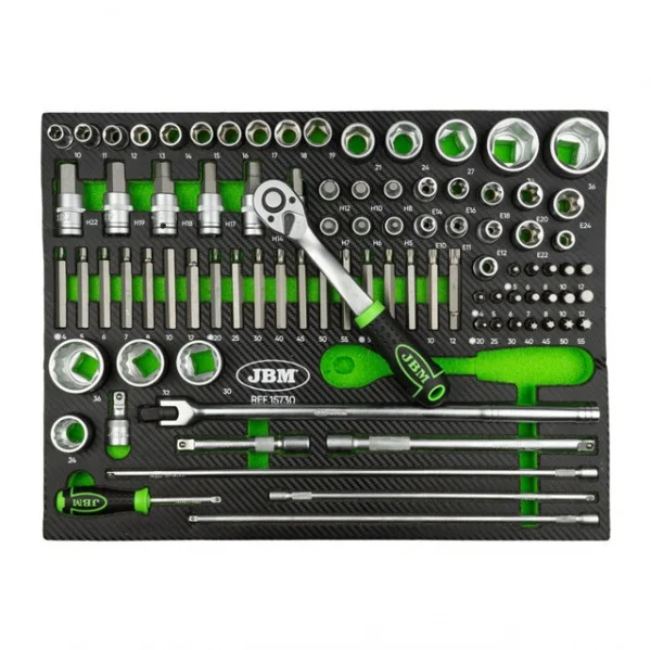 Jbm 15730 termoformato morbido con utensili 89 pz. - dettaglio 2