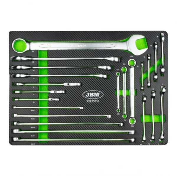 Jbm 15732 termoformato morbido con utensili 22 pz. - dettaglio 1