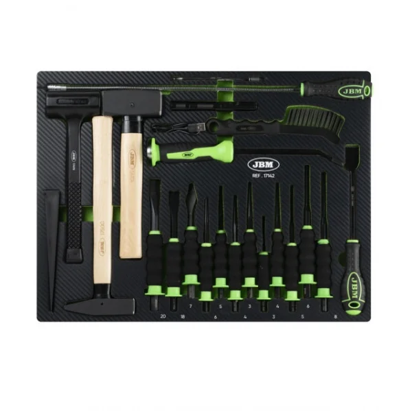 Jbm 17142 termoformato morbido con utensili 22 pz. - dettaglio 1