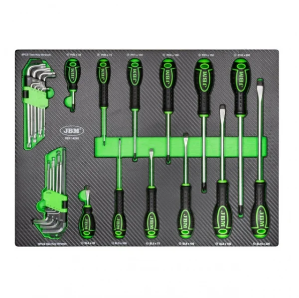 JBM 53708 Set di 4 termoformati con utensili 172 Pz. - 53708