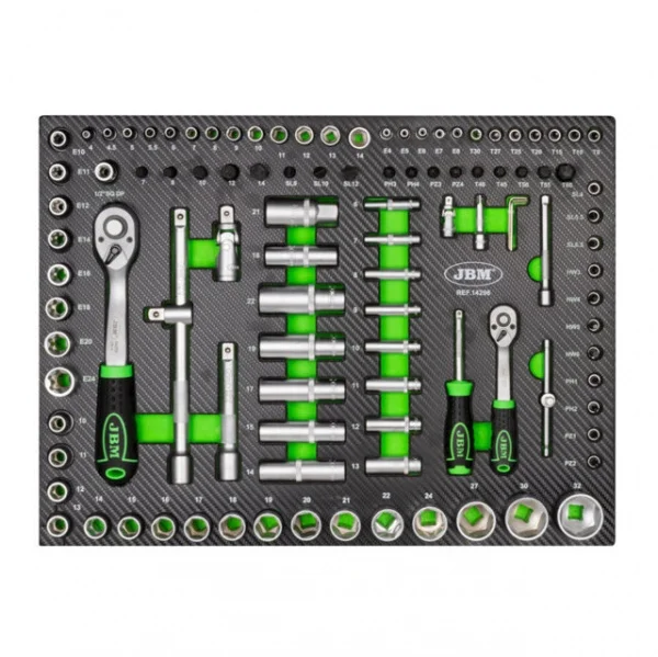 JBM 53708 Set di 4 termoformati con utensili 172 Pz. - 53708