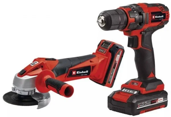 Einhell TC-TK 18 Li Kit Set smerigliatrice e trapano con batteria 18 V - 4257238