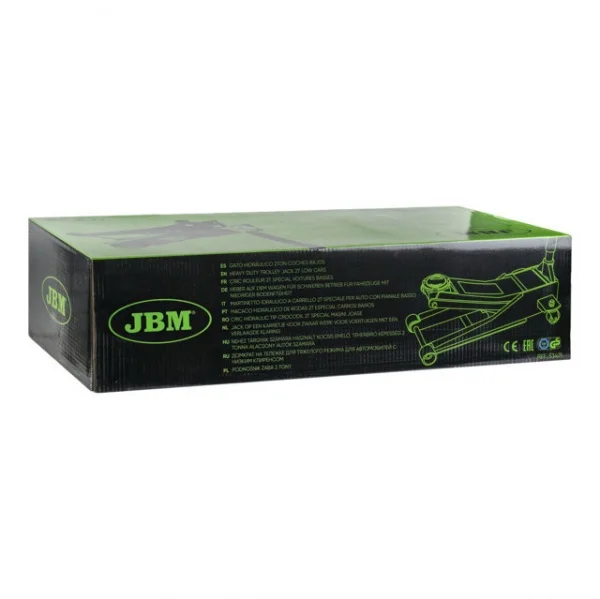 Jbm 53421 martinetto idraulico a carrello 2t per auto - dettaglio 5