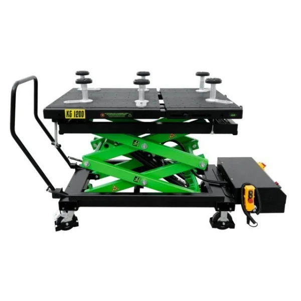 Jbm 54386 tavolo idraulico per batterie veicoli 1200 kg con staffa - dettaglio 2