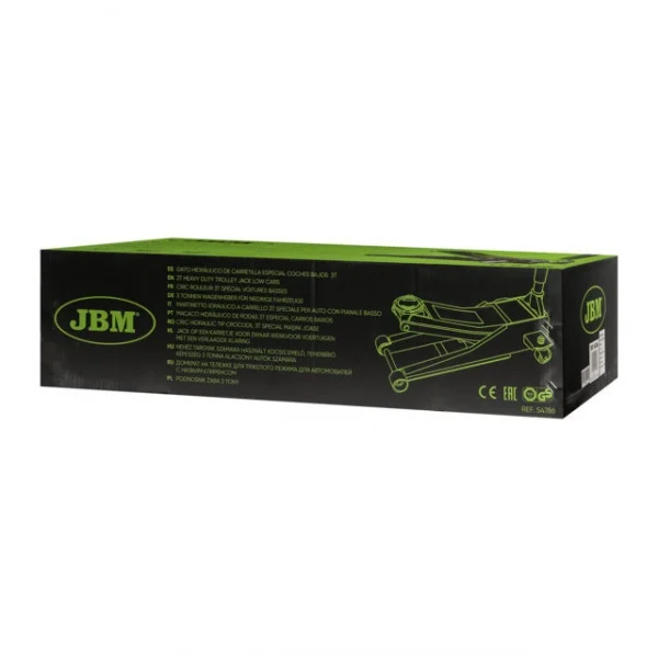 Jbm 54786 martinetto idraulico a carrello 3 t - dettaglio 6